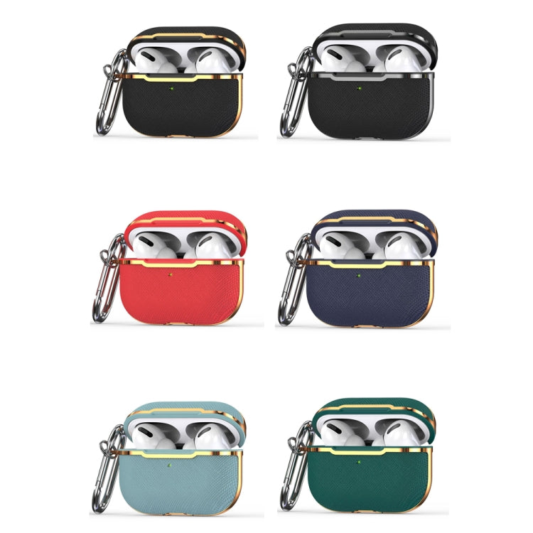 Plated Fabric PC Protective Cover Case For AirPods Pro