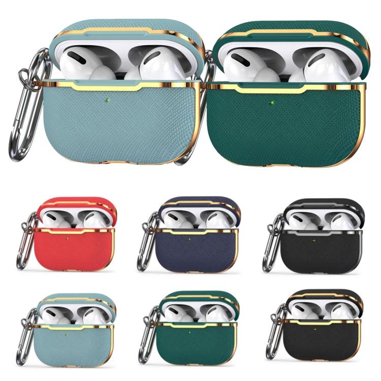 Plated Fabric PC Protective Cover Case For AirPods Pro