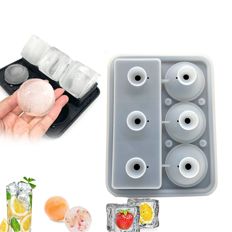 2 PCS Bar Whiskey Silicone Ice Tray Mold, Specification: 8 Grid Square Cover(Black)