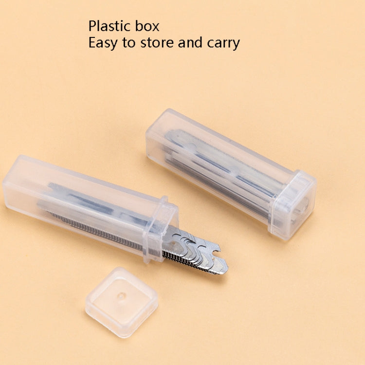 5 Boxes Eyebrows Trimmer Replacement Blade Stainless Steel Eyebrow Knife Style: Width