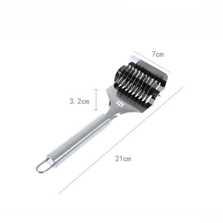4 PCS Stainless Steel Manual Cutter Noodle Kitchen Tool(Manual Cutter)