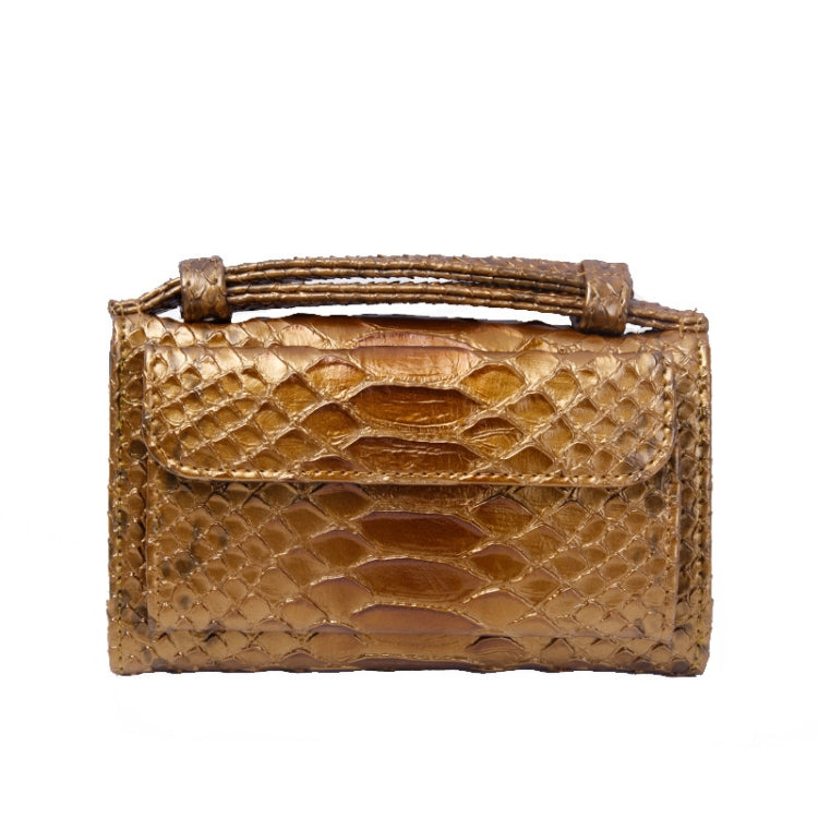 Ladies Snake Texture Print Clutch Bag Long Crossbody Bag With Chain