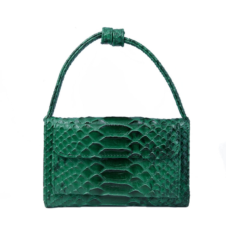 Ladies Snake Texture Print Clutch Bag Long Crossbody Bag With Chain