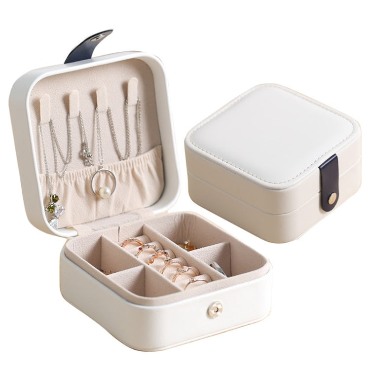 Single-Layer Portable Travel Simple Earring Jewelry Box