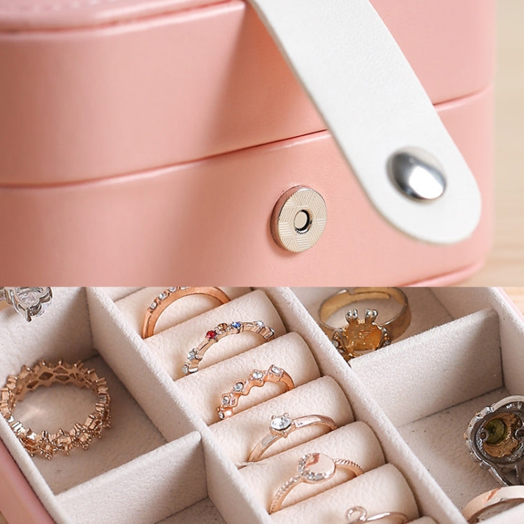 Single-Layer Portable Travel Simple Earring Jewelry Box
