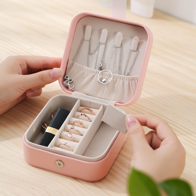 Single-Layer Portable Travel Simple Earring Jewelry Box