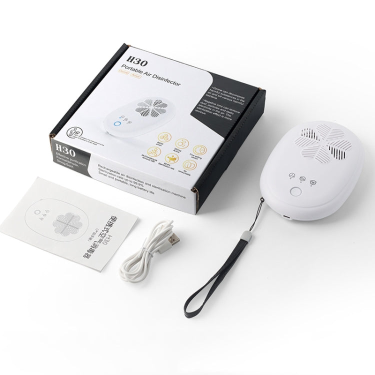 H30 Home USB Portable Car Ozone Sterilizer Deodorization Disinfection Air Purifier