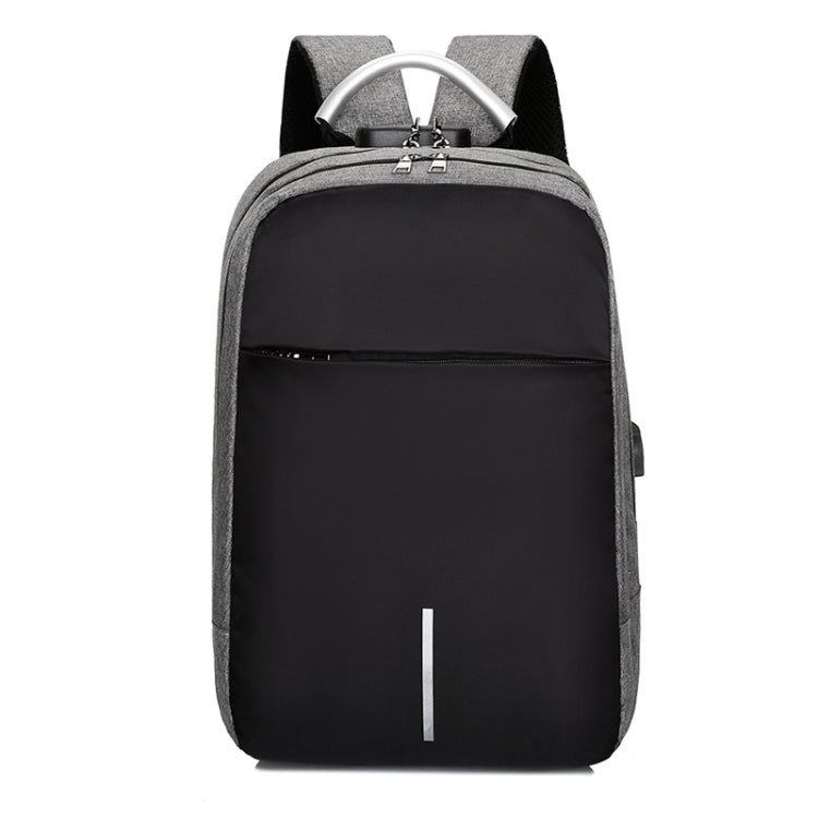 16 inch Men Password Lock Backpack Business Casual Anti-Theft Computer Bag With External USB Port