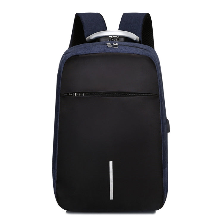 16 inch Men Password Lock Backpack Business Casual Anti-Theft Computer Bag With External USB Port