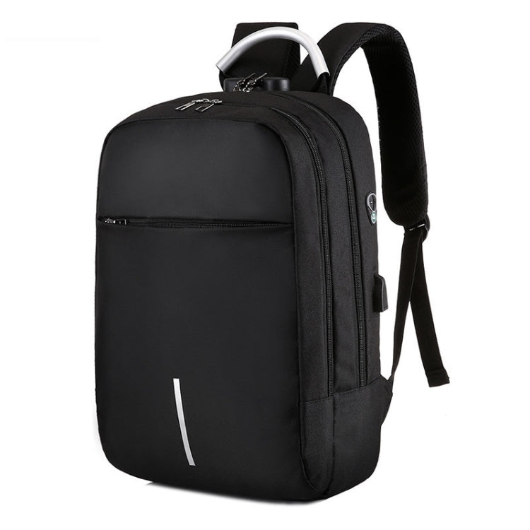 16 inch Men Password Lock Backpack Business Casual Anti-Theft Computer Bag With External USB Port
