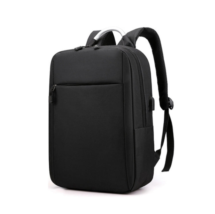 14 inch Business Computer Shoulders Backpack Travel Wear-Resistant Leisure Bag with External USB Port