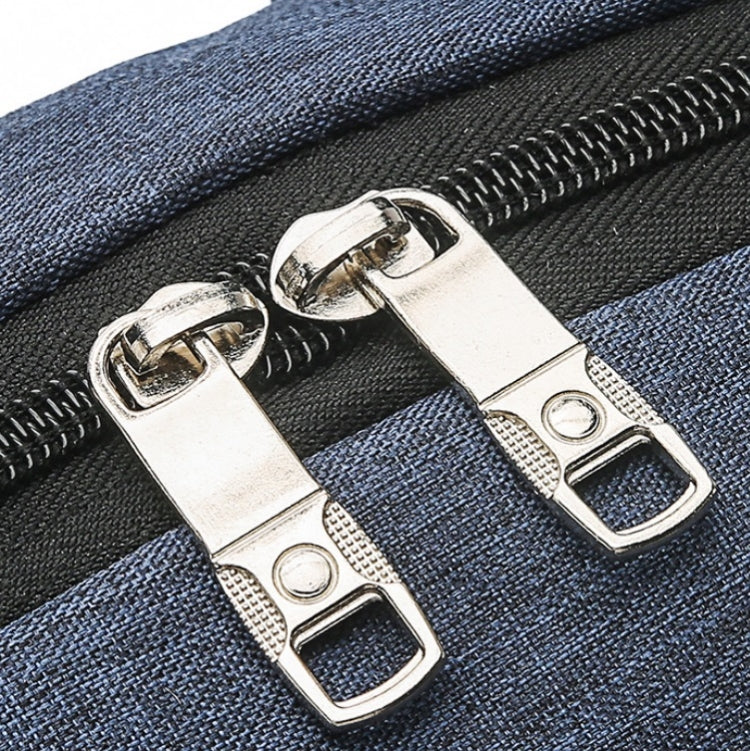 14 inch Business Computer Shoulders Backpack Travel Wear-Resistant Leisure Bag with External USB Port
