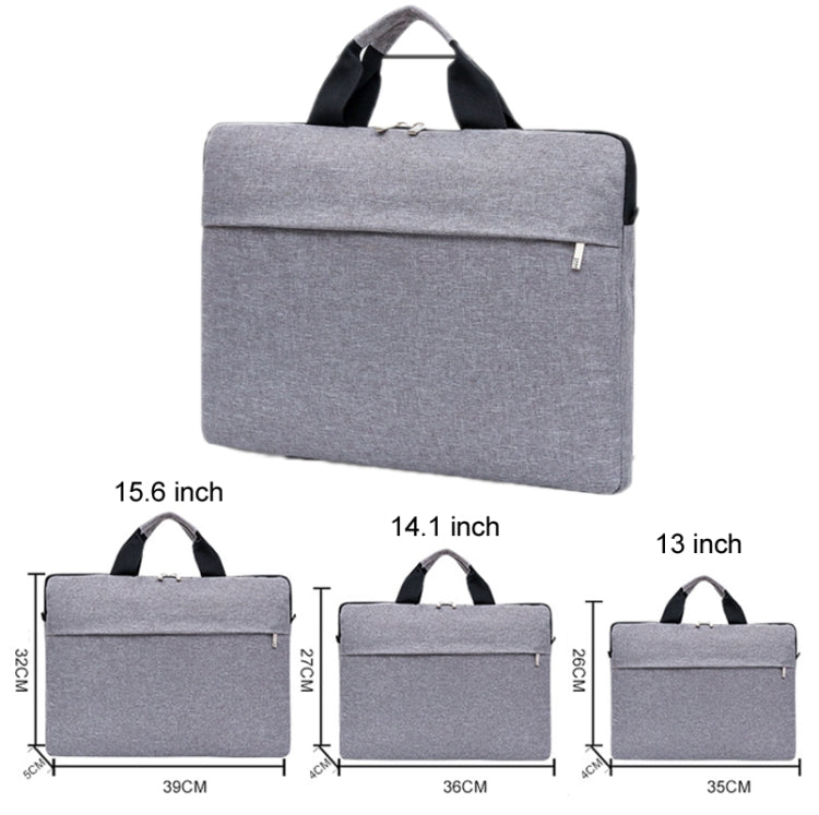 Portable Notebook Bag Multifunctional Waterproof and Wear-Resistant Single Shoulder Computer Bag, Size: 14 inch