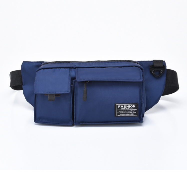 Men Nylon Leisure Chest Bag Multifunctional Outdoor Sports Waist Bag