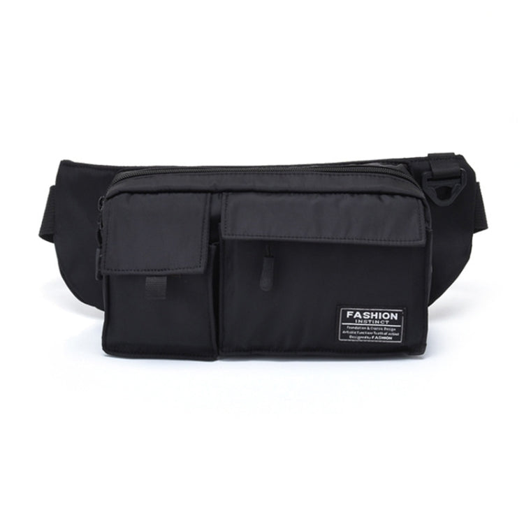 Men Nylon Leisure Chest Bag Multifunctional Outdoor Sports Waist Bag
