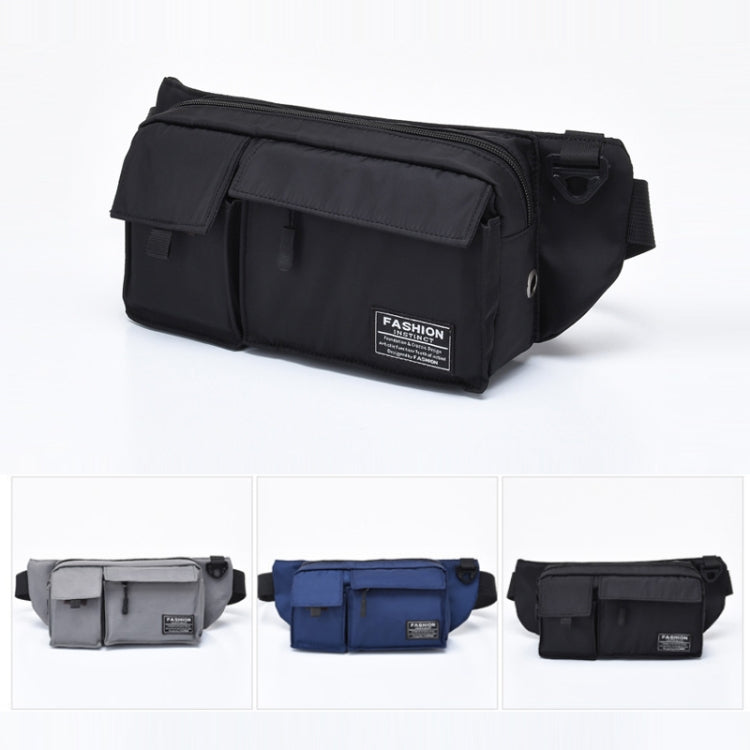 Men Nylon Leisure Chest Bag Multifunctional Outdoor Sports Waist Bag