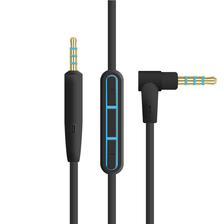 3 PCS 3.5mm to 2.5mm Audio Cable with Mic For Bose QC25/QC35/OE2, Length: 1.4m