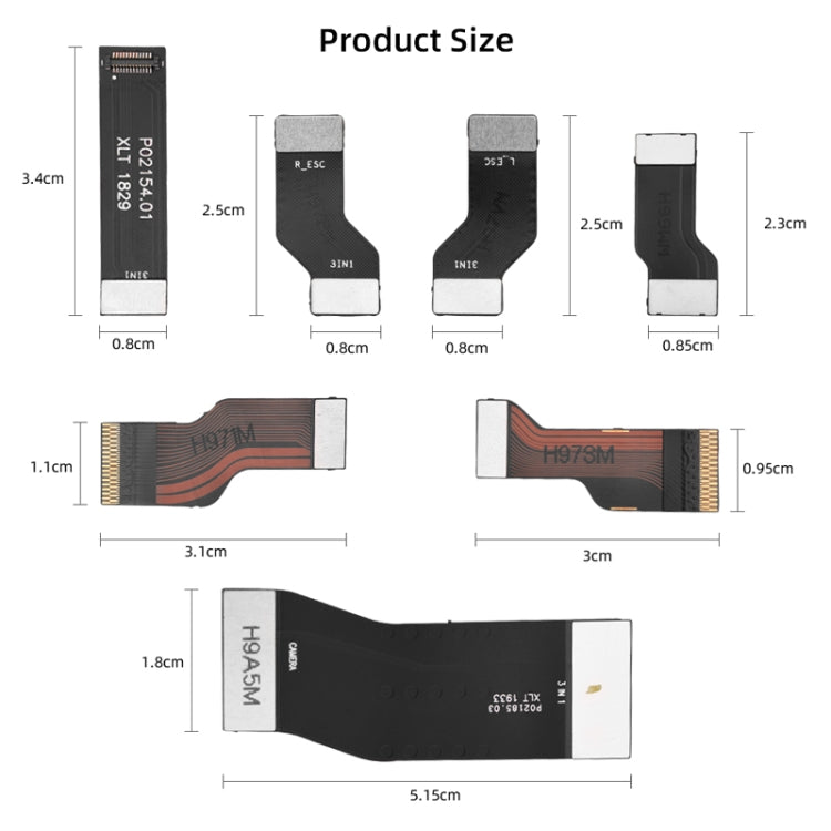 7 in 1 Flex Cable Set Repair Parts For DJI Phantom 4 Pro(Drone Cable)