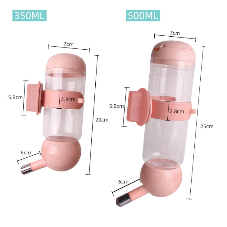 Pet Waterer Hanging Type Pet Water Cup, Specification:  350ml (Light Green)