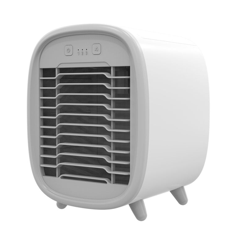 USB Household Cold Wind Electric Fan Portable Mobile Mini Cold Fan, Style: Desktop Mini English Version