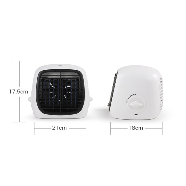 USB Household Cold Wind Electric Fan Portable Mobile Mini Cold Fan, Style: Stepless Variable Speed Version