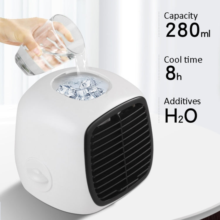 USB Household Cold Wind Electric Fan Portable Mobile Mini Cold Fan, Style: Stepless Variable Speed Version