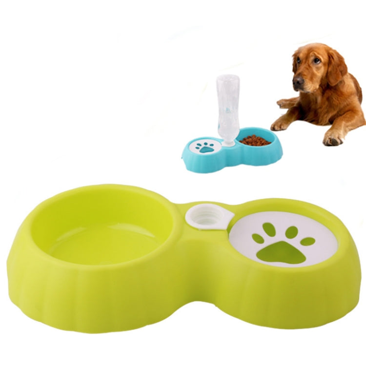5 PCS Pet Double Bowl Food And Drinker Cat And Dog Feeder Non-Wet Mouth Drinker
