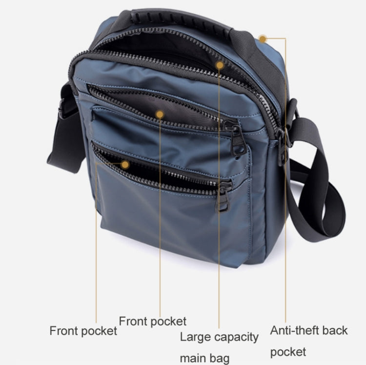 Men Casual Shoulder Bag Oxford Cloth Sports Crossbody Chest Bag