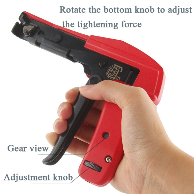 MT-1218 Automatic Cable Tie Pliers Tightening Tool Nylon Cable Tie Tightening Pliers Suitable For Cable Widths Below 4.8 mm