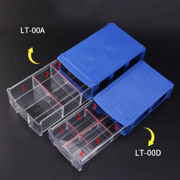 5 PCS Multifunctional Building Block Type Component Box Storage Box Drawer Type Parts Box Combined Accessory Box, Specification: LT-00D M