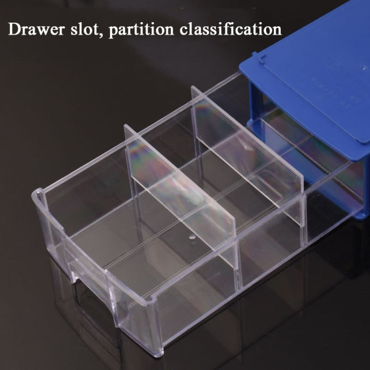 5 PCS Multifunctional Building Block Type Component Box Storage Box Drawer Type Parts Box Combined Accessory Box, Specification: LT-00D M