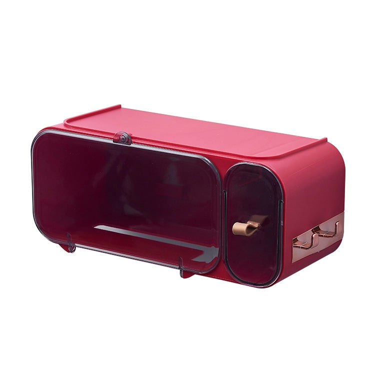 YZ-655 Washbound Tissue Storage Box Bathroom Punch-Free Wall-Mounted Shelf
