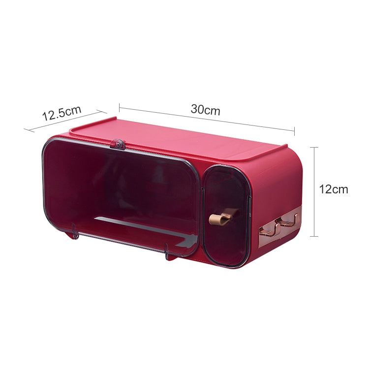 YZ-655 Washbound Tissue Storage Box Bathroom Punch-Free Wall-Mounted Shelf