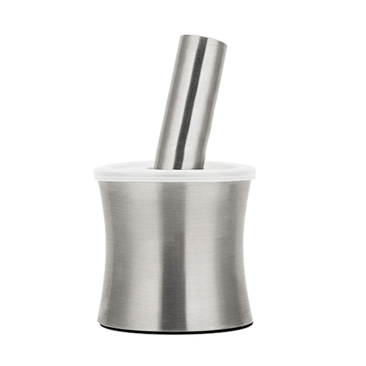 Kitchen 304 Stainless Steel Garlic Masher Spice Bean Nut Grinder, Specification: Waist Shape