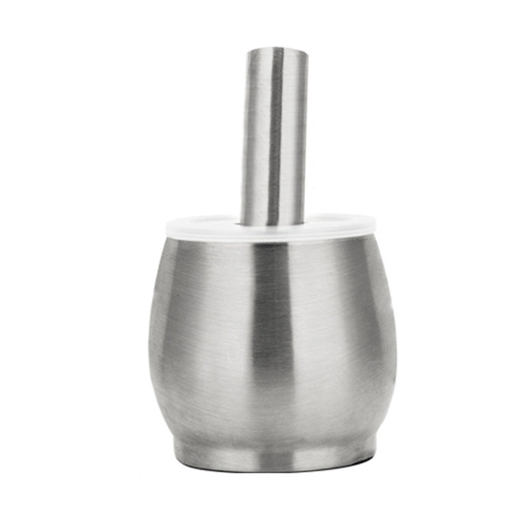 Kitchen 304 Stainless Steel Garlic Masher Spice Bean Nut Grinder, Specification: Large Drum Shape