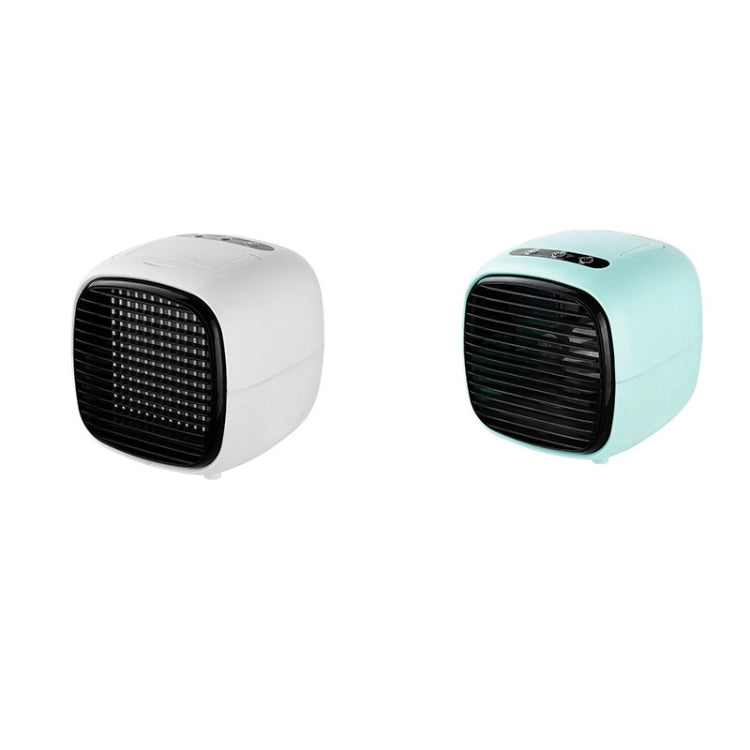 Mini USB Desktop Air Cooler Fan, Style: Foggy White