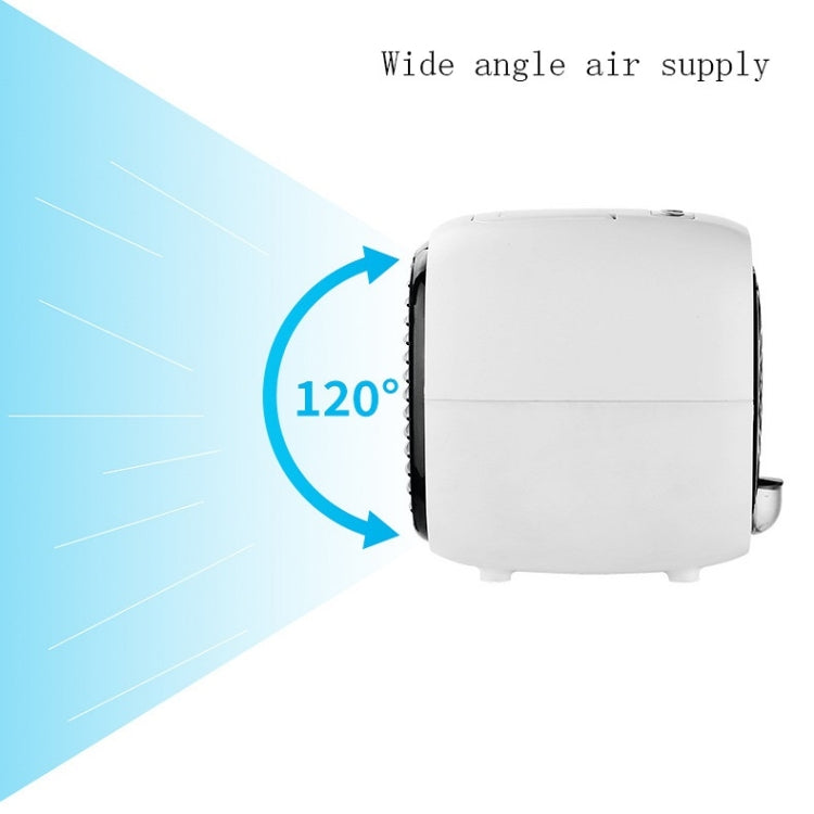 Mini USB Desktop Air Cooler Fan, Style: Foggy Blue