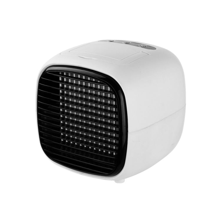 Mini USB Desktop Air Cooler Fan, Style: Necklet White
