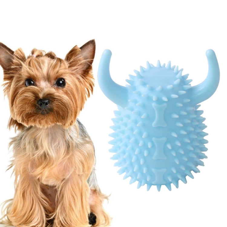 2 PCS Teeth Cleaning Dog Toothbrush Chew Toy Interactive Training Molar Vocal Pet Anti-Boring Toy