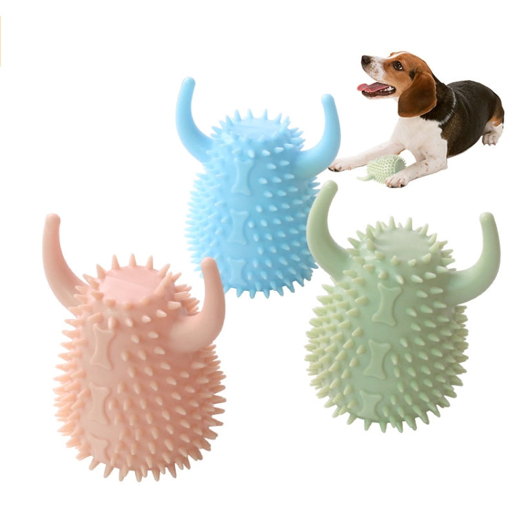 2 PCS Teeth Cleaning Dog Toothbrush Chew Toy Interactive Training Molar Vocal Pet Anti-Boring Toy
