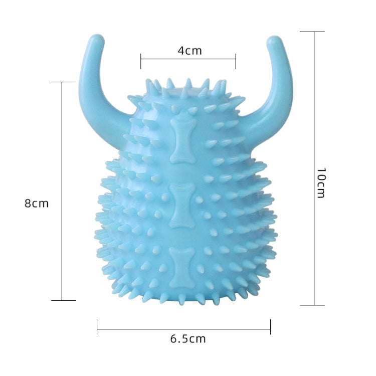 2 PCS Teeth Cleaning Dog Toothbrush Chew Toy Interactive Training Molar Vocal Pet Anti-Boring Toy