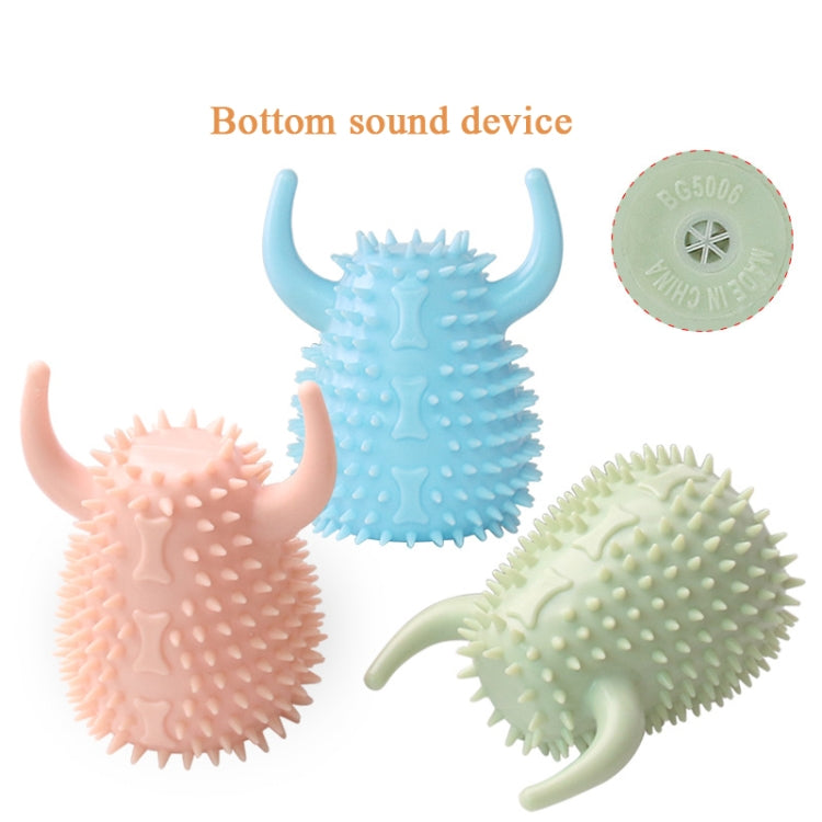 2 PCS Teeth Cleaning Dog Toothbrush Chew Toy Interactive Training Molar Vocal Pet Anti-Boring Toy