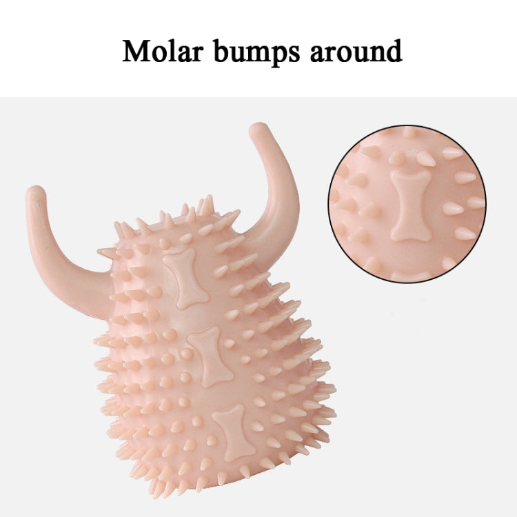 2 PCS Teeth Cleaning Dog Toothbrush Chew Toy Interactive Training Molar Vocal Pet Anti-Boring Toy