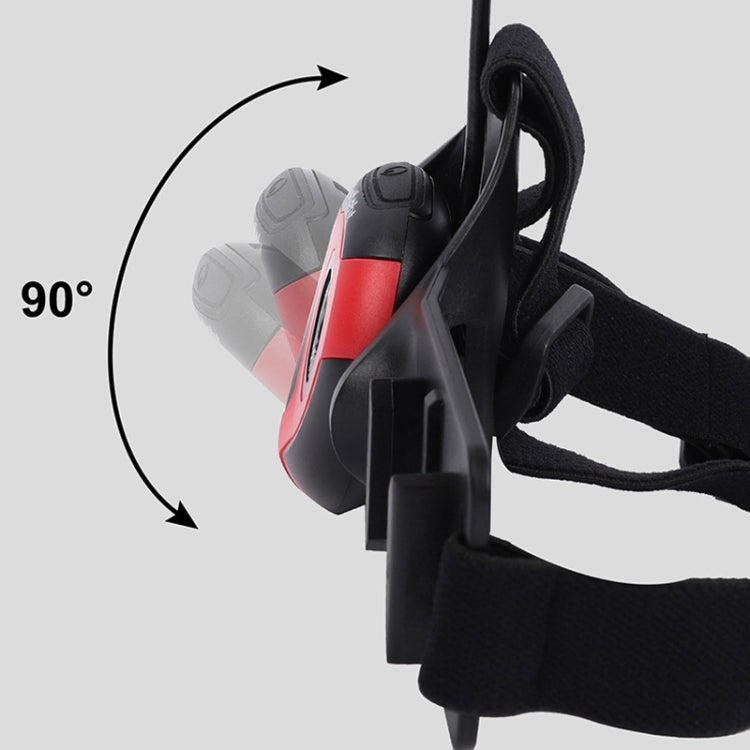WEST BIKING YP0701264 Outdoor Sports Running Light With Compass Camera Buckle Night Running Highlight Chest Warning Light(Black)