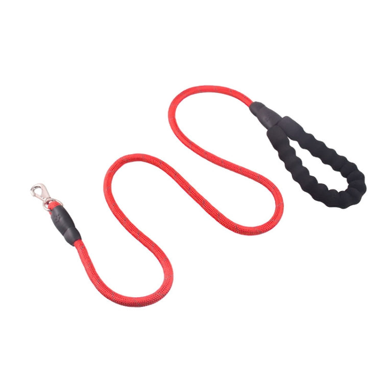 3 PCS Pet  Traction Belt Out Reflective Traction Device Walking Dog Leash,Style: Spring Buffer (Red)