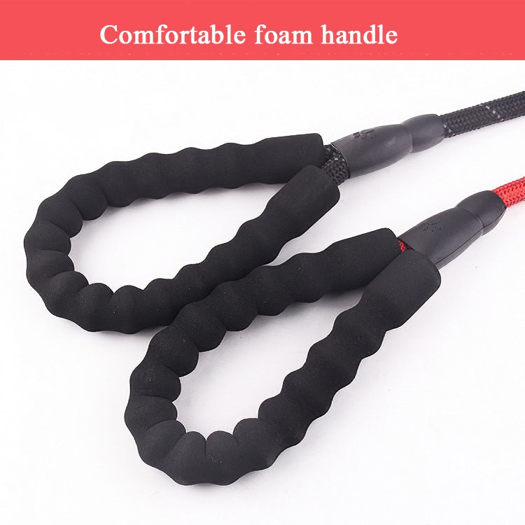 3 PCS Pet  Traction Belt Out Reflective Traction Device Walking Dog Leash,Style: Spring Buffer (Red)