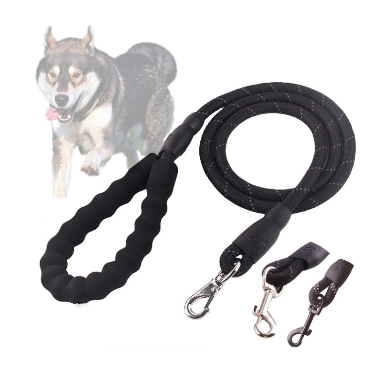 3 PCS Pet  Traction Belt Out Reflective Traction Device Walking Dog Leash,Style: Ordinary (Black)