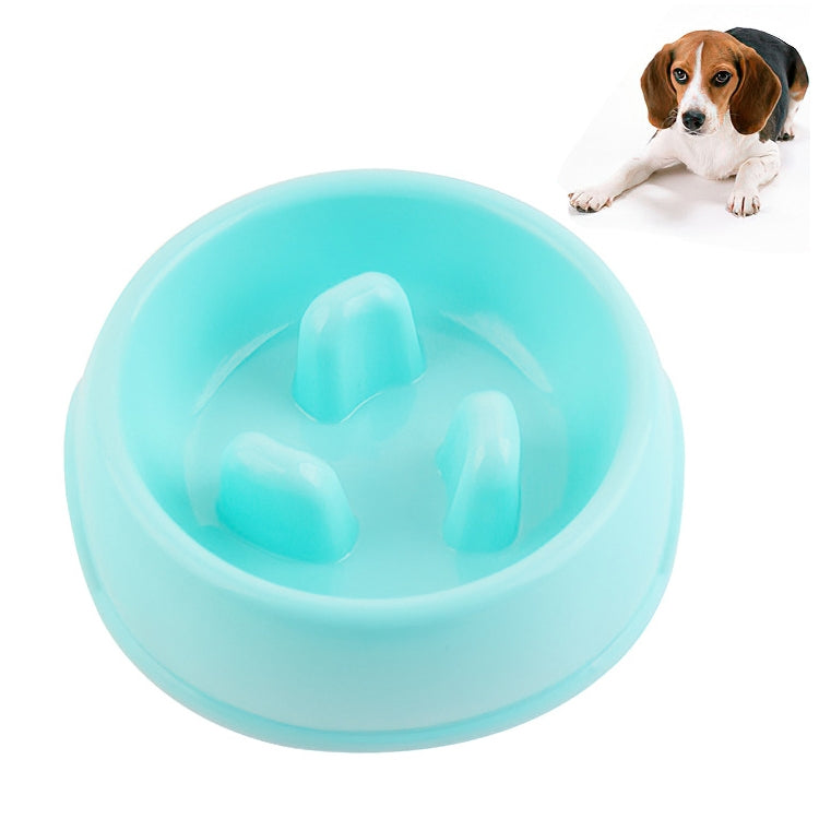 5 PCS Pet Bowl Cat Bowl Feeder Anti-Choking Slow Food Bowl Thickened Dog Bowl, Specification: L 21.5 x 22 x 7.5cm(Random Color)