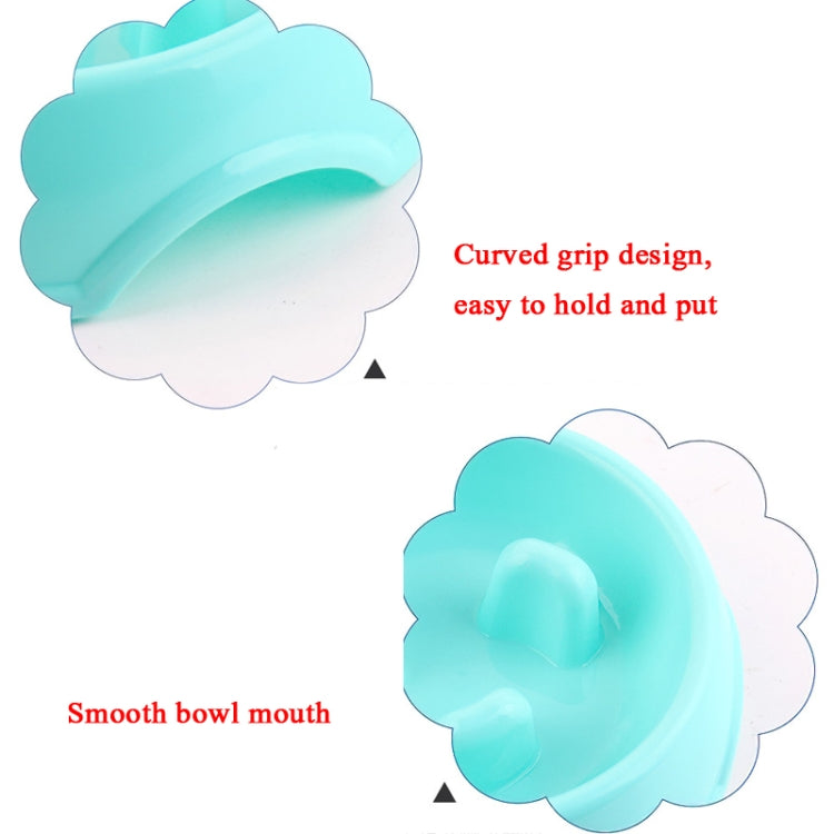 5 PCS Pet Bowl Cat Bowl Feeder Anti-Choking Slow Food Bowl Thickened Dog Bowl, Specification: S  16 x 18 x 5cm(Random Color)