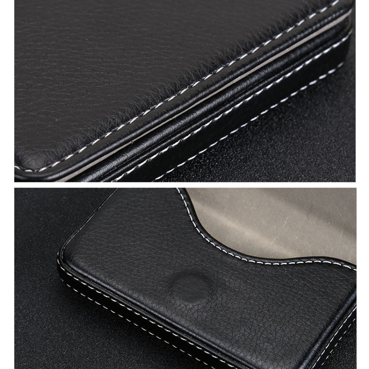2 PCS PU Leather Metal Business Card Holder Magnetic Lychee Stainless Steel Business Card Case